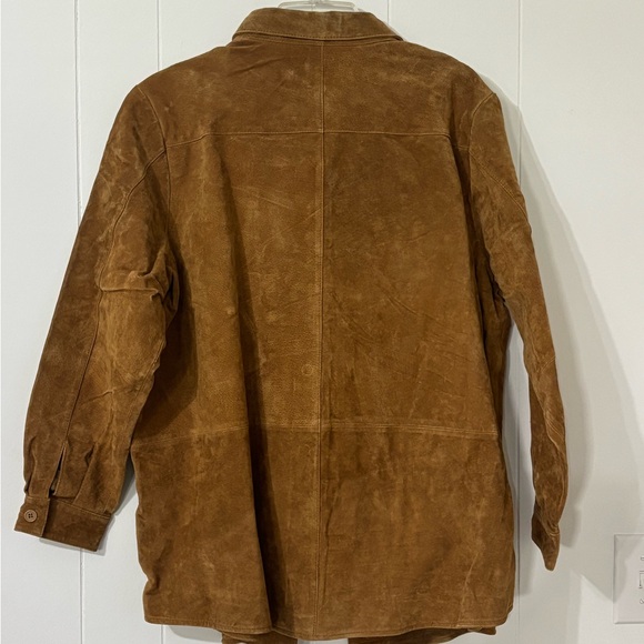Allison Woods Suede Vintage 90s Button Down Western Jacket Size XL NWOT - Picture 5 of 15